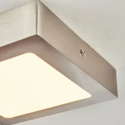 Plafonnier Finsrud LED Nickel mat, 1 lumière