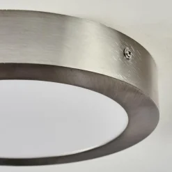 Plafonnier Finsrud LED Nickel mat, 1 lumière