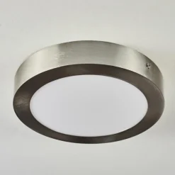 Plafonnier Finsrud LED Nickel mat, 1 lumière