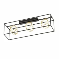 Plafonnier Fischer & Honsel premium Gesa LED Noir, 1 lumière