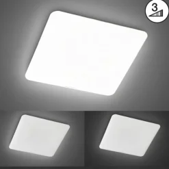 Plafonnier Fischer & Honsel Aldo LED Blanc, 1 lumière