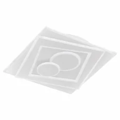 Plafonnier Fischer & Honsel Ratio LED Blanc, 1 lumière, Télécommandes