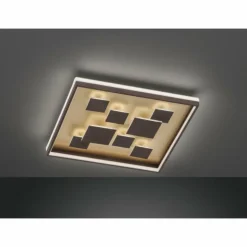 Plafonnier Fischer & Honsel Rico LED Brun, 1 lumière
