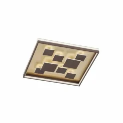 Plafonnier Fischer & Honsel Rico LED Brun, 1 lumière