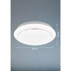 Plafonnier Fischer & Honsel Tivoli LED Blanc, 1 lumière