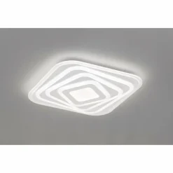 Plafonnier Fischer & Honsel Queen LED Blanc, 1 lumière, Télécommandes