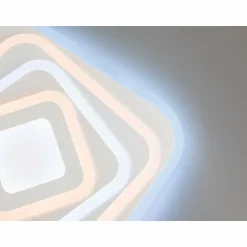 Plafonnier Fischer & Honsel Queen LED Blanc, 1 lumière, Télécommandes