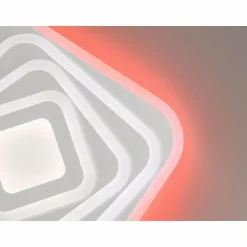 Plafonnier Fischer & Honsel Queen LED Blanc, 1 lumière, Télécommandes