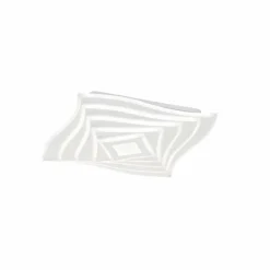 Plafonnier Fischer & Honsel Hero LED Blanc, 1 lumière, Télécommandes, Changeur de couleurs