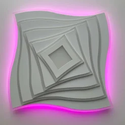 Plafonnier Fischer & Honsel Hero LED Blanc, 1 lumière, Télécommandes, Changeur de couleurs