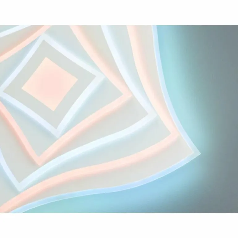 Plafonnier Fischer & Honsel Hero LED Blanc, 1 lumière, Télécommandes, Changeur de couleurs