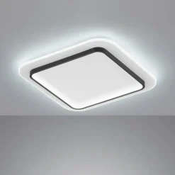 Plafonnier Fischer & Honsel Blithe LED Noir, Blanc, 1 lumière