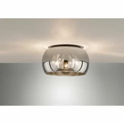 Plafonnier Fischer & Honsel Dima Noir, 3 lumières