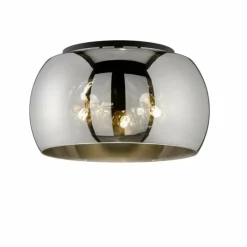 Plafonnier Fischer & Honsel Dima Noir, 3 lumières