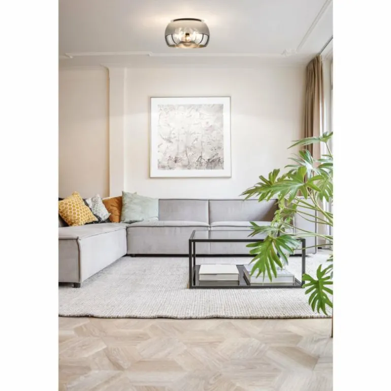 Plafonnier Fischer & Honsel Dima Noir, 3 lumières