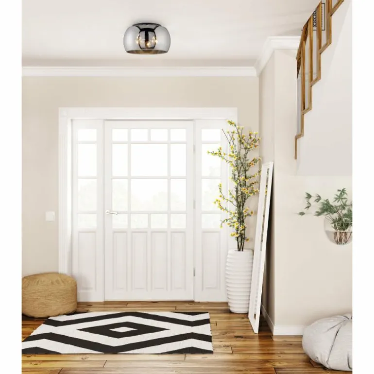 Plafonnier Fischer & Honsel Dima Noir, 3 lumières