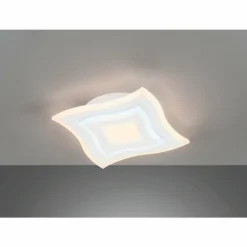 Plafonnier Fischer & Honsel Gorden LED Blanc, 1 lumière, Télécommandes