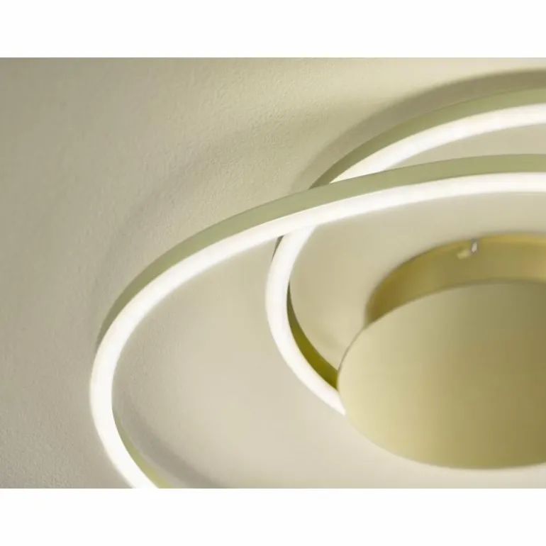 Plafonnier Fischer & Honsel Holy LED Laiton, 1 lumière, Télécommandes