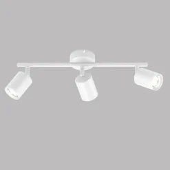 Plafonnier Fischer & Honsel Vano Blanc, 3 lumières