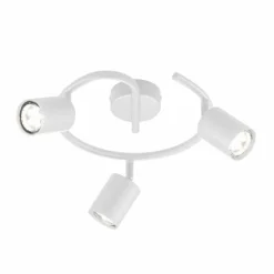 Plafonnier Fischer & Honsel Vano Blanc, 3 lumières