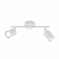 Plafonnier Fischer & Honsel Vano Blanc, 2 lumières