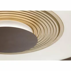 Plafonnier Fischer & Honsel Veit LED Or, Rouille, 1 lumière, Télécommandes