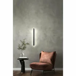 Plafonnier Fischer & Honsel Seth LED Noir, 1 lumière, Télécommandes