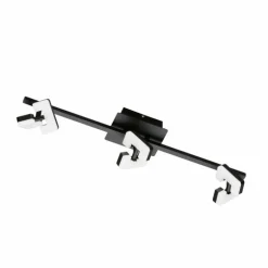 Plafonnier Fischer & Honsel Ray LED Noir, 3 lumières