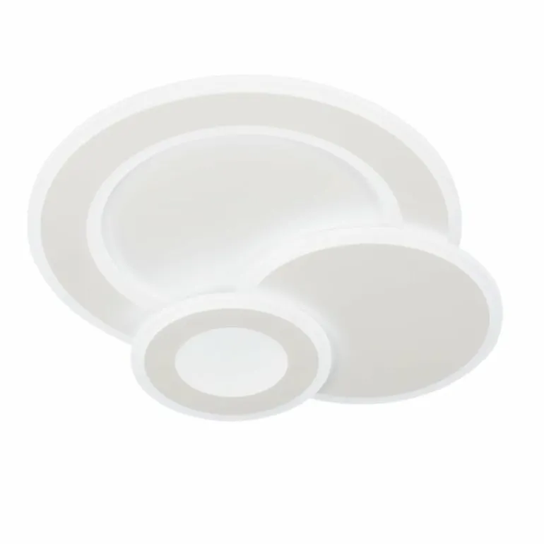 Plafonnier Fischer & Honsel Joster LED Blanc, 1 lumière, Télécommandes