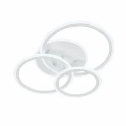 Plafonnier Fischer & Honsel Gelder LED Blanc, 1 lumière, Télécommandes, Changeur de couleurs