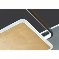 Plafonnier Fischer & Honsel Quadro LED Noir, 1 lumière, Télécommandes