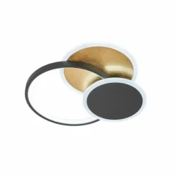 Plafonnier Fischer & Honsel Tomo LED Noir, 1 lumière, Télécommandes