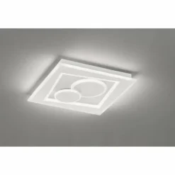 Plafonnier Fischer-Honsel Ratio LED Blanc, 1 lumière, Télécommandes