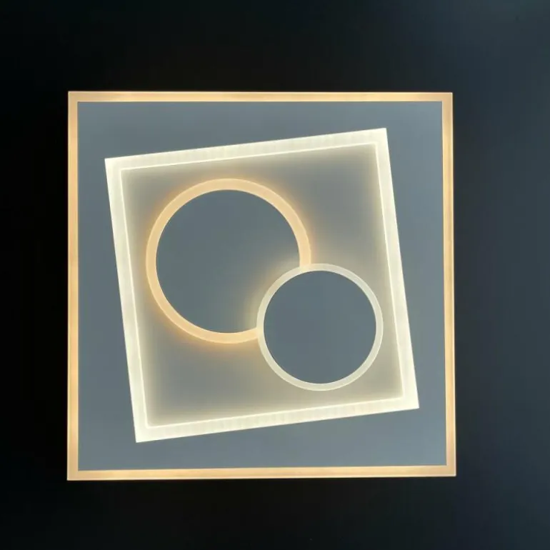 Plafonnier Fischer-Honsel Ratio LED Blanc, 1 lumière, Télécommandes