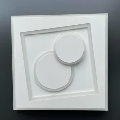 Plafonnier Fischer-Honsel Ratio LED Blanc, 1 lumière, Télécommandes