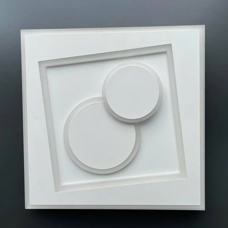 Plafonnier Fischer-Honsel Ratio LED Blanc, 1 lumière, Télécommandes