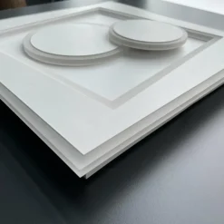 Plafonnier Fischer-Honsel Ratio LED Blanc, 1 lumière, Télécommandes