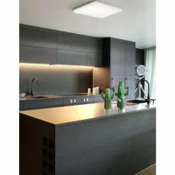 Plafonnier Fischer-Honsel Porto LED Blanc, 1 lumière