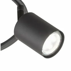 Plafonnier Fischer-Honsel Vano Noir, 3 lumières