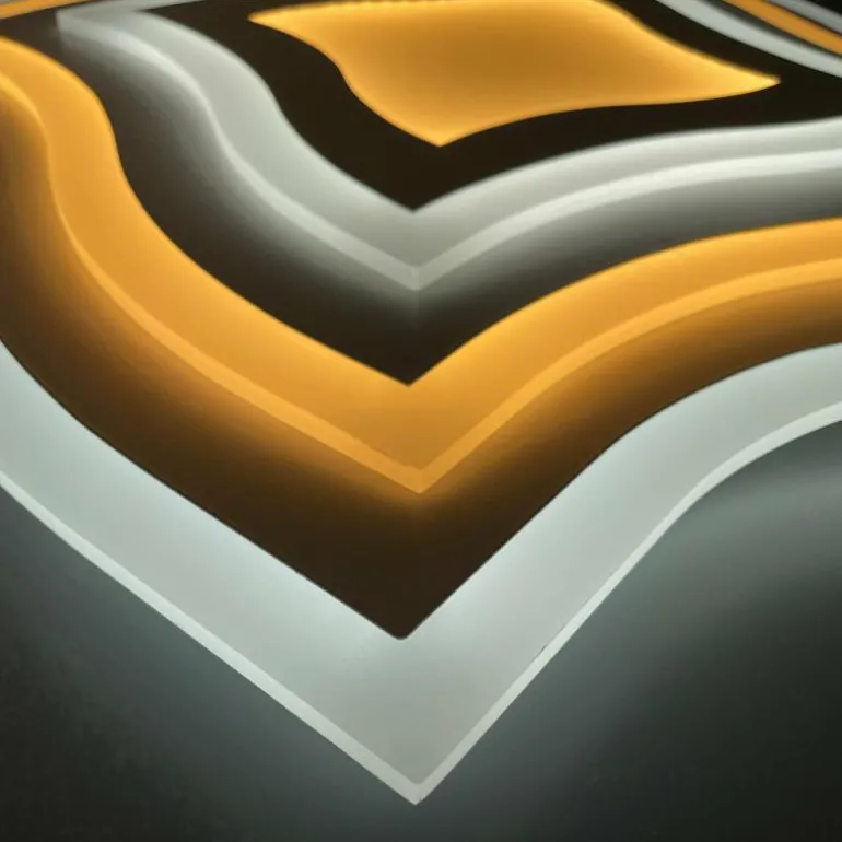 Plafonnier Fischer-Honsel Gorden LED Blanc, 1 lumière, Télécommandes