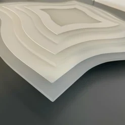 Plafonnier Fischer-Honsel Gorden LED Blanc, 1 lumière, Télécommandes