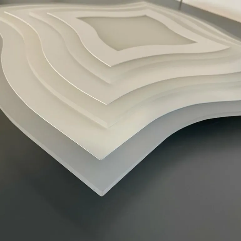 Plafonnier Fischer-Honsel Gorden LED Blanc, 1 lumière, Télécommandes