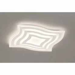 Plafonnier Fischer-Honsel Gorden LED Blanc, 1 lumière, Télécommandes