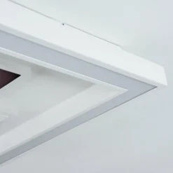 Plafonnier Fitili LED Noir, Blanc, 1 lumière, Télécommandes, Changeur de couleurs