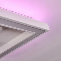 Plafonnier Fitili LED Noir, Blanc, 1 lumière, Télécommandes, Changeur de couleurs