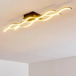 Plafonnier Flow LED Noir, 2 lumières