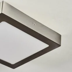 Plafonnier Fnsrud LED Nickel mat, 1 lumière