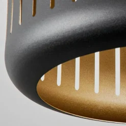 Plafonnier Fournie Noir, 1 lumière