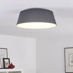 Plafonnier Fremont LED Gris, 1 lumière