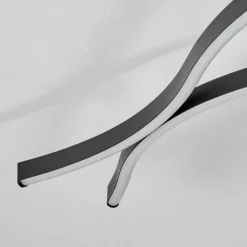 Plafonnier Fuliola LED Noir, 1 lumière